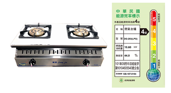 DG-203安全崁入爐(正三環)