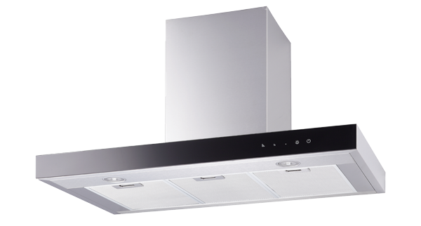 DR-T1227歐式T型黑玻璃觸控排油煙機