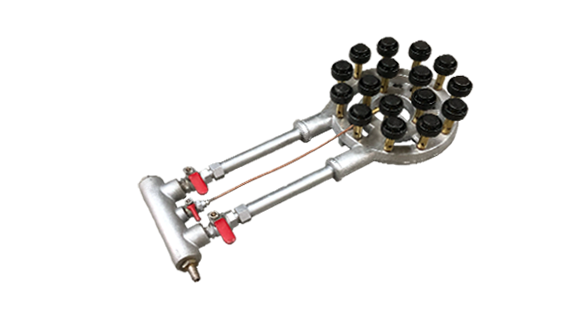 16心黑頭雙管手點噴火爐心