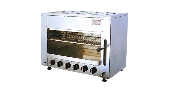 瓦斯紅外線烤爐6排上火